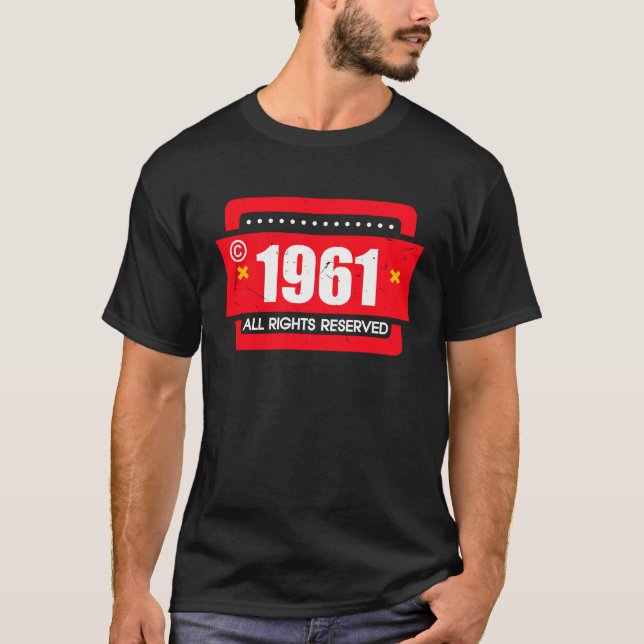Camiseta right 1961 All Rights Reserve (Frente)