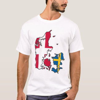 Camiseta Rigtige Danmark de Jylland & de Fyn - de Det