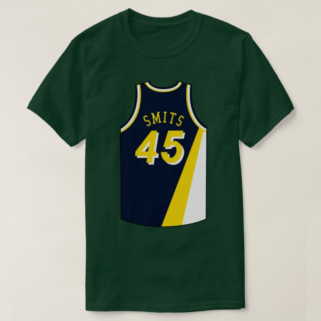 Camiseta Rik Smits Indiana Jersey Qiangy TShirt 3 (Frente do Design)