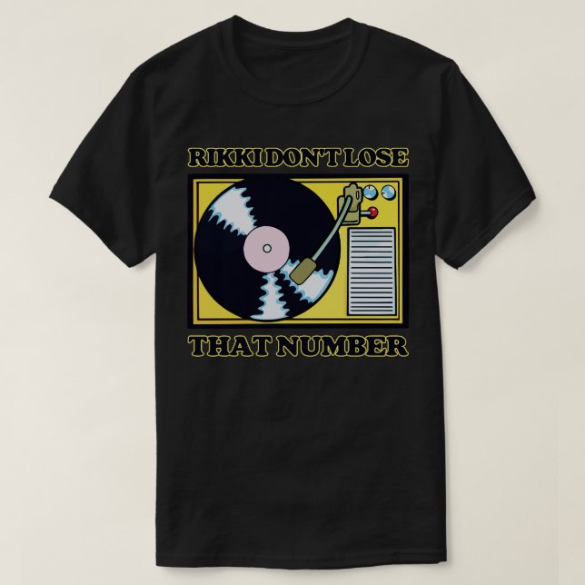 Camiseta Rikki Dont Perder Esse Número (Frente do Design)