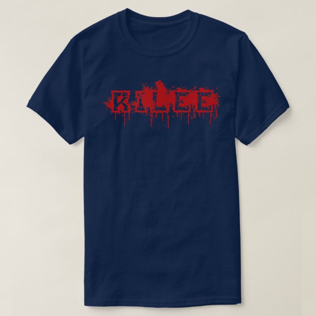 Camiseta Rilee  First Name Halloween Costume Personalized  (Frente do Design)