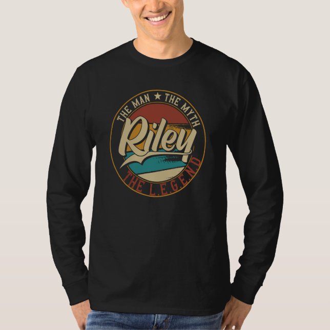 Camiseta Riley The man the myth the legend (Frente)