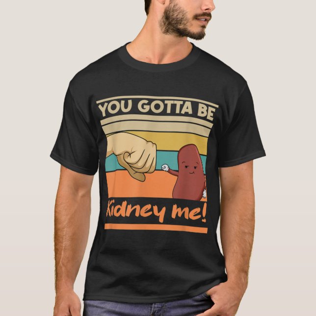 Camiseta Rim Funny Pun para um Doador de Rins (Frente)