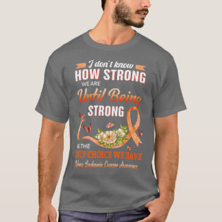 Camiseta Rim Sensibilização para o Cancer Laranja Forte