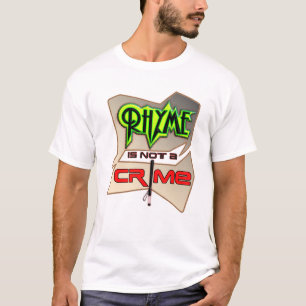 Camiseta Rima Não É Crime