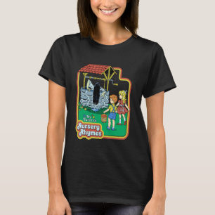 Camiseta Rimas Infantis Sarcástico Retro Vintage Engraçado