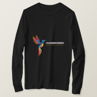 Camiseta Rimberio Joias Luxo Logotipo de Pássaro em Ouro - 