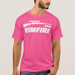 Camiseta Rimfire 22Lr Rifle Usado Em Rifle Range Hunter Ent