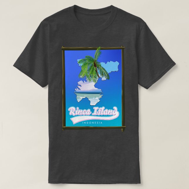 Camiseta Rinca Island (Frente do Design)