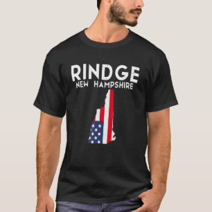 Camiseta Rindge New Hampshire EUA State America Viagem