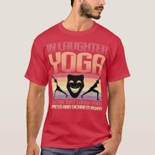 Camiseta Rindo De Ioga Em Ioga Rindo Você Pode Rir
