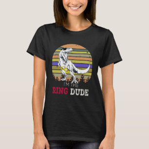 Camiseta Ring Bearer Surus Rex Casamento Infantis Vintage