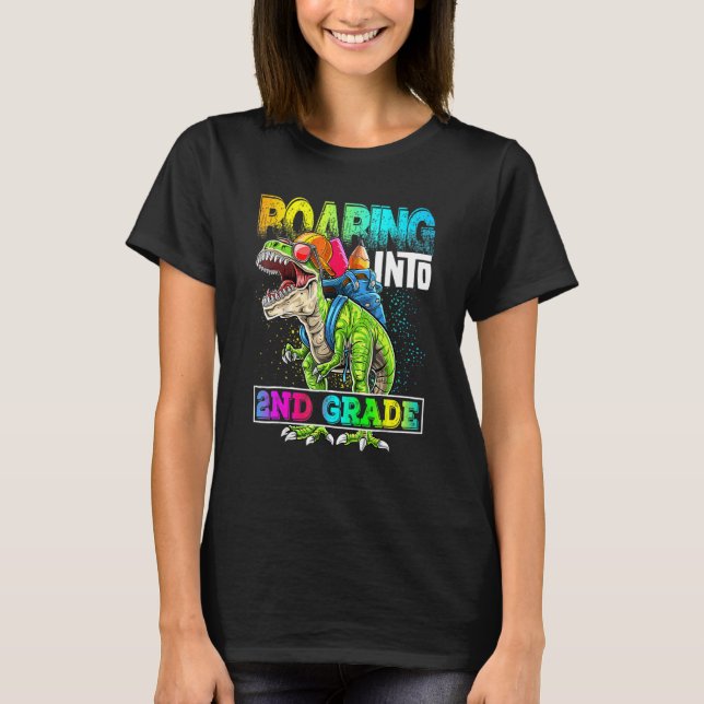 Camiseta Ring Em Dinossauro De Grau segundo De Volta À Esco (Frente)