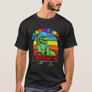 Camiseta Ring Kindergarten Dinossaur T Rex De Volta À Escol