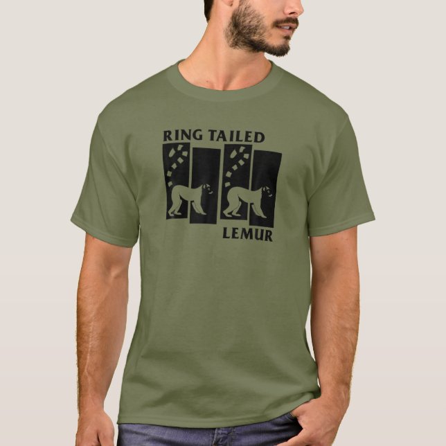 Camiseta RING TAIR Macaco LEMUR Macaco Madagáscar (Frente)