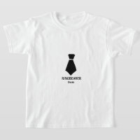 Ringbearer Vestir-Se Amarre Nome Personalizado Cas