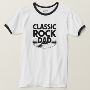 Camiseta Ringer Classic Rock Dad - Camiseta Mascul