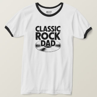 Camiseta Ringer Classic Rock Dad - Camiseta Mascul