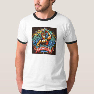 Camiseta Ringer do Dia do Trabalho