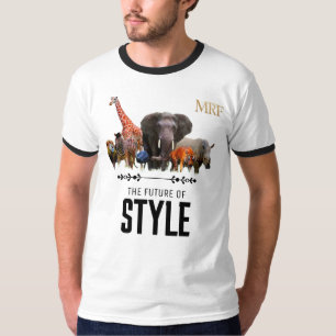 Camiseta Ringer Estilo Fauna – “O Futuro do Estilo