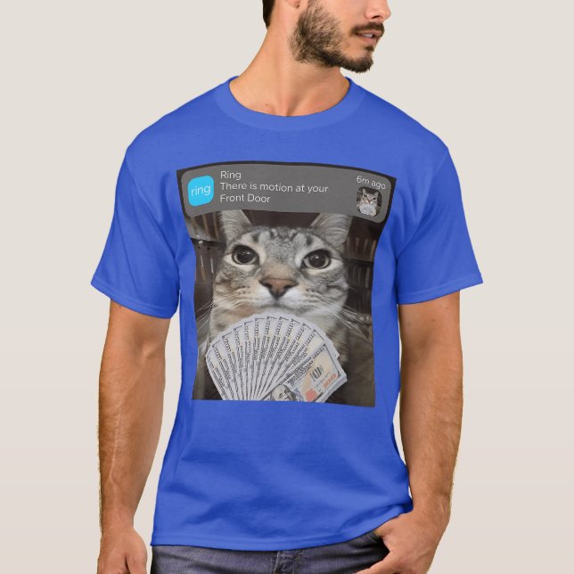 Camiseta Ringhere is Motion at Your Front Door Funny Meme C (Frente)