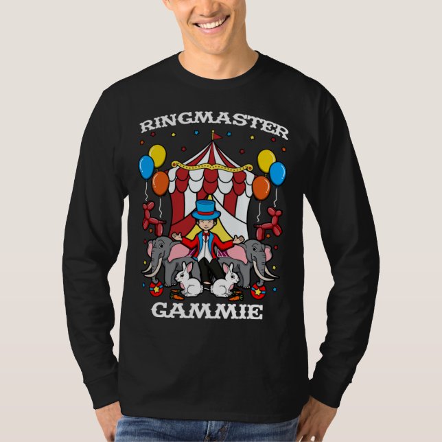 Camiseta Ringmaster Gammie Circus Event Staff Ringleader Gr (Frente)
