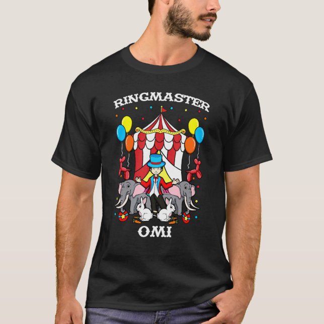 Camiseta Ringmaster Omi Circus Funcionarios Ringmaster Gran (Frente)