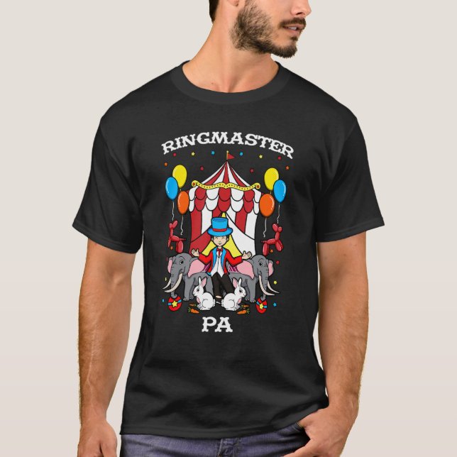 Camiseta Ringmaster Pa Funcionarios de Evento Circus Ringma (Frente)