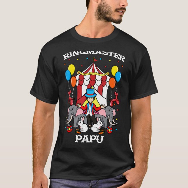 Camiseta Ringmaster Papu Circus Event Funcionarios Ringmast (Frente)