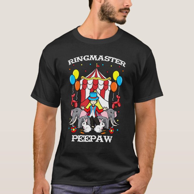 Camiseta Ringmaster Peepaw Circus Event Funcionarios Ringhe (Frente)