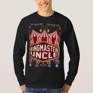 Camiseta Ringmaster Tio Shirt Circus Carnival Aniversário P