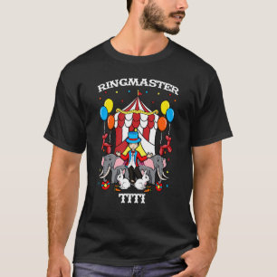 Camiseta Ringmaster Titi Circus Event Funcionarios Ringhead
