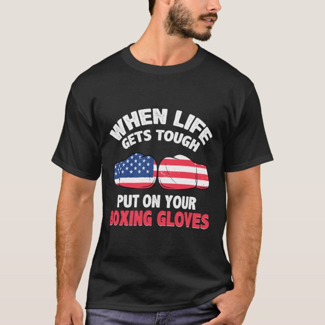 Camiseta Ringue de Boxe Fitness - Eu Amo Kickboxing  (Frente)