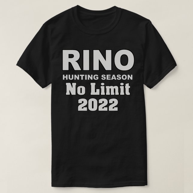 CAMISETA RINO HUNTING SEASON  (Frente do Design)