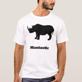 Camiseta Rino Mantástico preto
