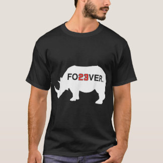 Camiseta Rinoceronte 23 Fo23Ver Número 23 Para Sempre 23 Le