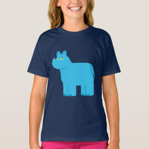 Camiseta Rinoceronte Azul Cugado