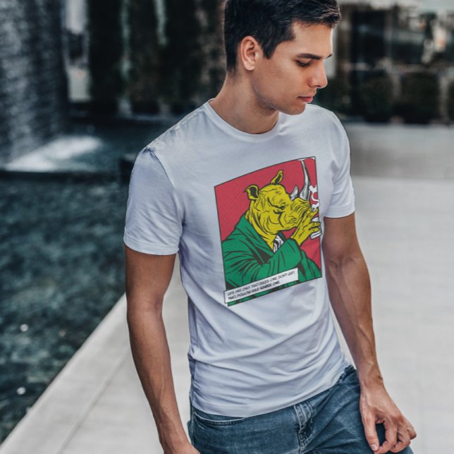 Camiseta Rinoceronte Beba BD Animal (Criador carregado)