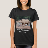 Camiseta Rinoceronte feminino