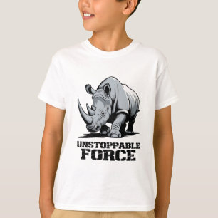 Camiseta Rinoceronte inseparável: Força e potência liberado
