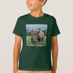 Camiseta Rinoceronte Negro Quênia