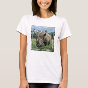 Camiseta Rinoceronte Negro Quênia