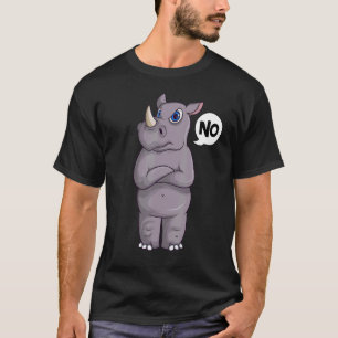 Camiseta Rinoceronte Rinoceronte Rinoceronte Mulheres Crian