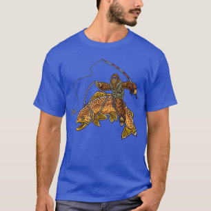 Camiseta Rio Brownrout Pesca Caça Amigo dos Pescadores