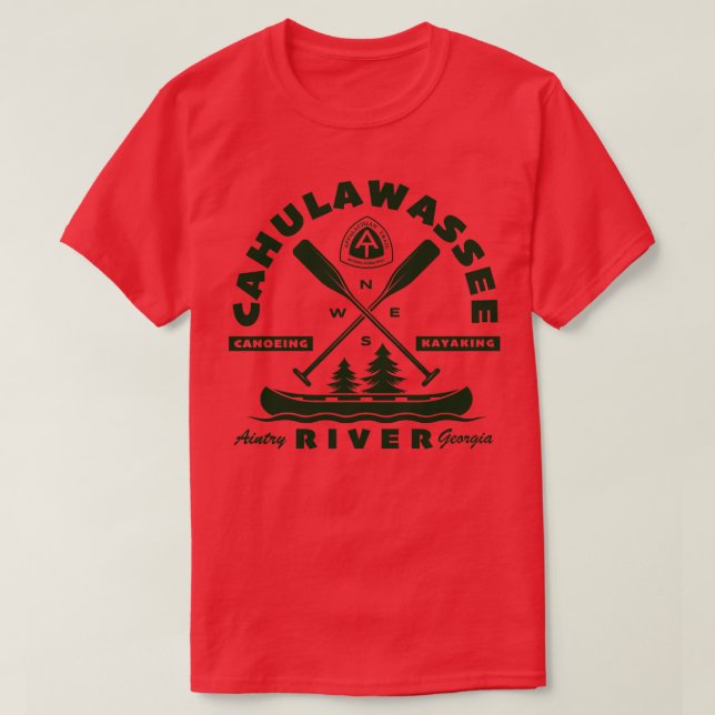 Camiseta Rio Cahulawassee 1 (Frente do Design)