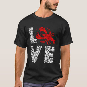 Camiseta Rio Cajun Crawfish Crayfish Marisco Caranguejos D