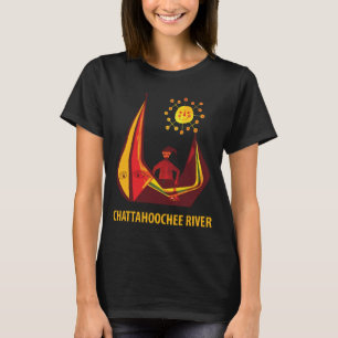 Camiseta Rio Chattahoochee Sol Amarelo Viagem