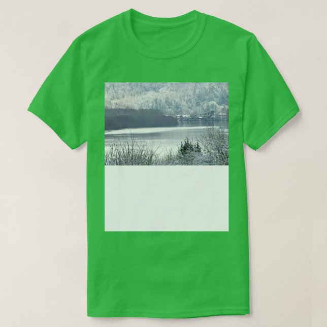 Camiseta Rio Colúmbia e neve 2 (Frente do Design)