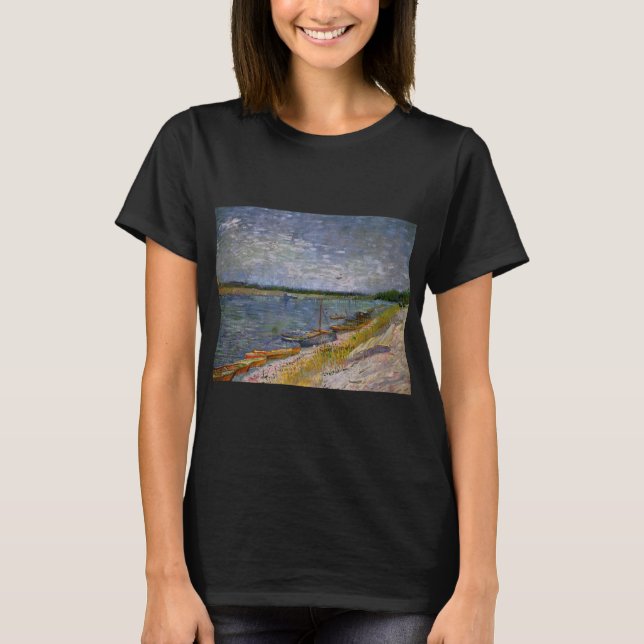 Camiseta Rio com botes em rufo por Vincent van Gogh (Frente)