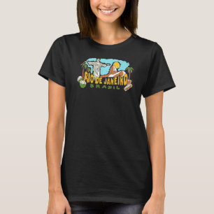 Camiseta Rio de Janeiro, Brasil, souvenir para mulheres